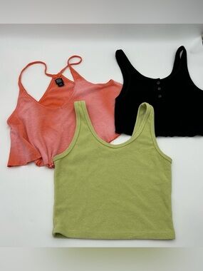 Urban Outfitters Hollister Cotton On Lot Of 3 Cropped Tank Tops
Small
Boho
Prep